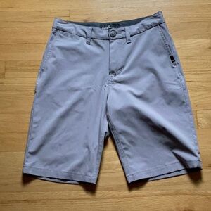 Quiksilver Gray Flat Front Performance Shorts